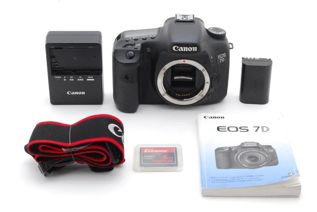 [MINT w/CF Card] Canon EOS 7D body 18.0MP  SLR Digital Camera Body JAPAN