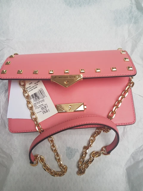 MICHAEL KORS CECE Studded Medium Flap Crossbody Bag Clutch BNWTS
