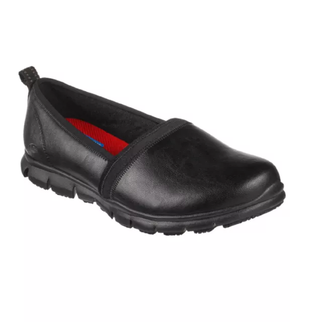 SKECHERS WOMEN'S SLIP On Norbac Slip-Resistant Work Shoe W/ Memory Foam ...