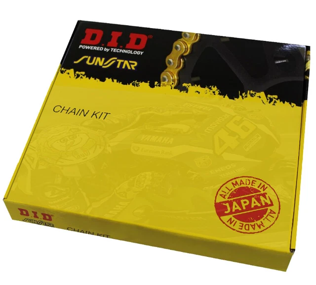Kit catene per Suzuki GSF 650 Bandit 05-06 DID VX3 Sunstar