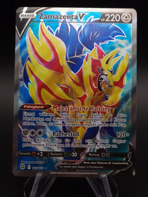 Carta Pokemon Zamazenta V Stelle Radiose 163/172