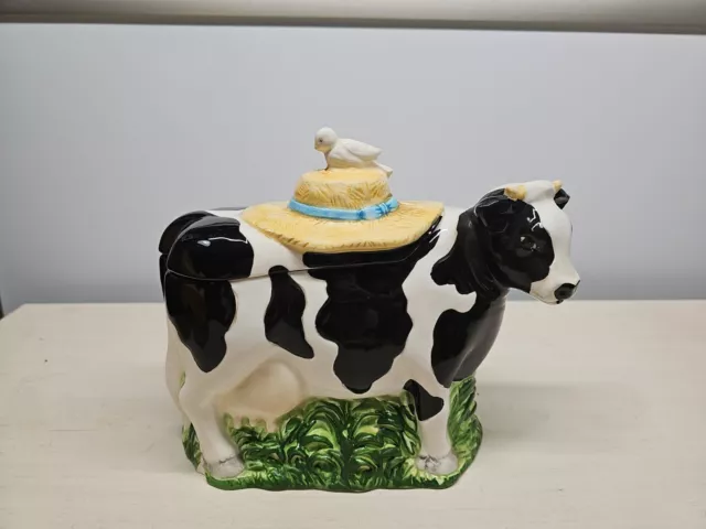 Vintage Holstein Cow 🐄 COOKIE Jar/Canister - Heritage Collection Scottsdale AZ