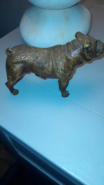 Franz Bergman Cold painted Bronze Bulldog