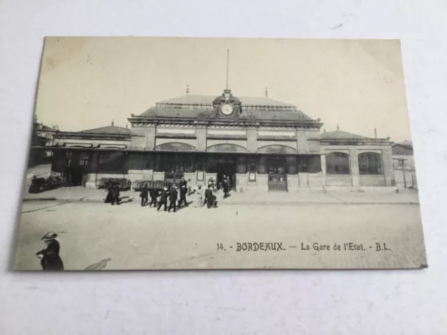 CPA (33) Gironde - Bordeaux - La gare de l'etat