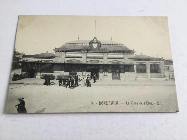 CPA (33) Gironde - Bordeaux - La gare de l’etat