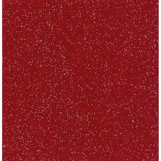 Panno Lenci 1 Mm 30X40 Cm Glitter Rosso Scuro