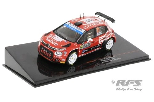 Voiture Miniature de Collection IXO 1-43 - CITROEN C3 Rally2 - Rallye