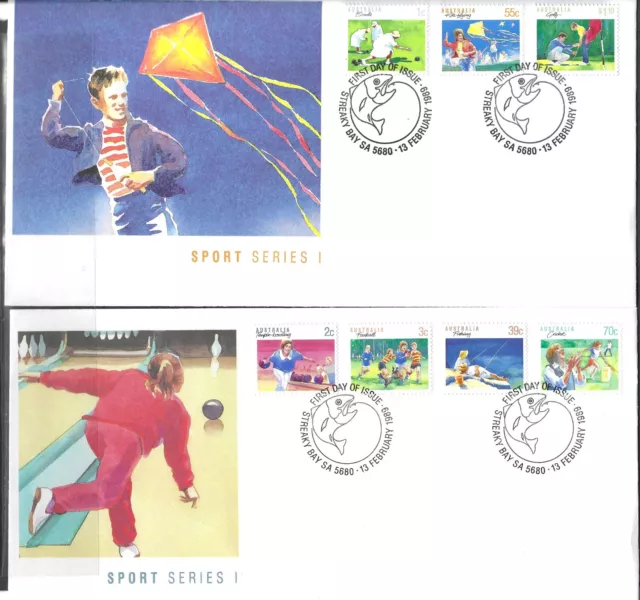 Australia - 1989 First Day Cover - Sports Series I  - 2 x Covers