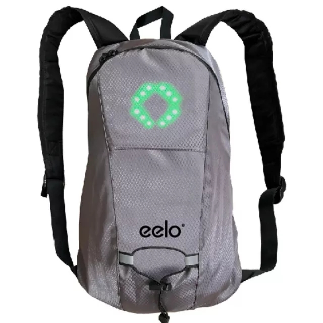 eelo Cyglo - Sac à Dos de vélo d'extérieur pour Une visibilité avec Signal LED