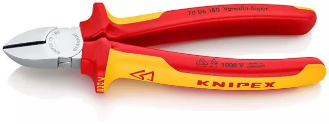 Knipex 70 06 180 Emporte Pièce Diagonale VDE 180mm