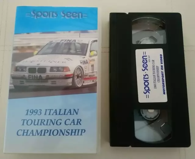 1993 Italian Touring Car Championship Review VHS Video Tape