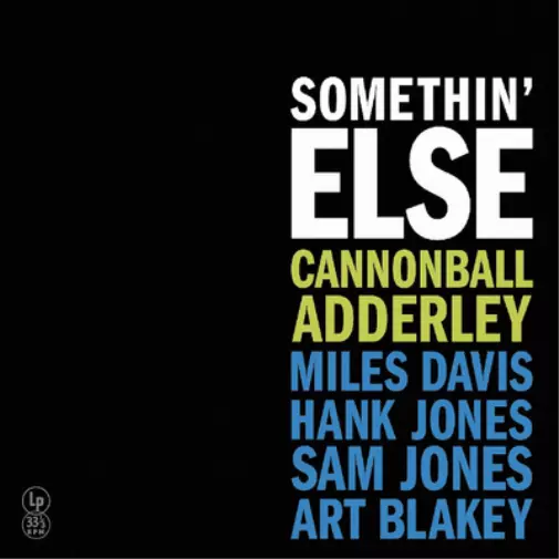 Cannonball Adderley Somethin' Else (Vinyl) Special  12" Album Coloured Vinyl