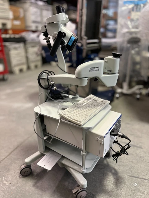 Olympus OCS-500 Colposcope - W/ Olympus CV-170/OTV-S7 Camera Head/Keyboard