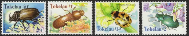 Tokelau Islands Sg278/81 1998 Beetles Mnh