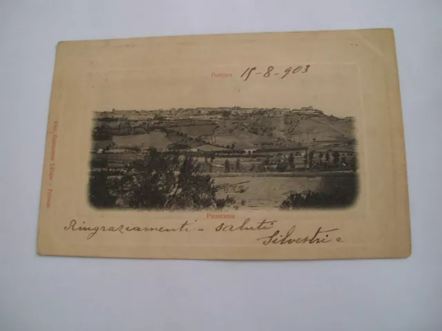 Potenza - panorama - spedita f. p. 1903