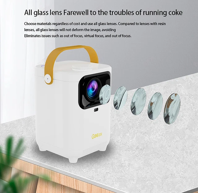 Mini Portable Projector 1080P Home Theater LED Movie Projector Video H 3