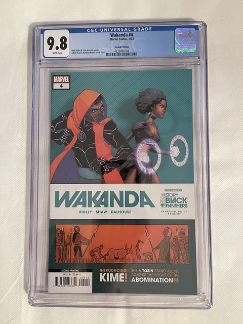 Wakanda #4 2nd print Variant CGC 9.8 NM/M Gorgeous Gem 1st Kime Cover Key