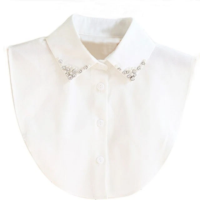 Elegant Faux Collar Detachable False Collar Vintage Style Female Shirt Collar