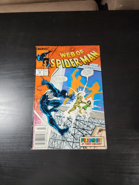 Web of Spider-Man #36 - Marvel Comics (1987) - 1st App. Tombstone - Newsstand