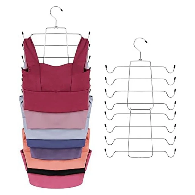 AYNKH 8 Grucce Portatili Pieghevoli Colorate – Salvaspazio In Plastica, 4 Colori, Per Viaggio, Campeggio E Casa - 5