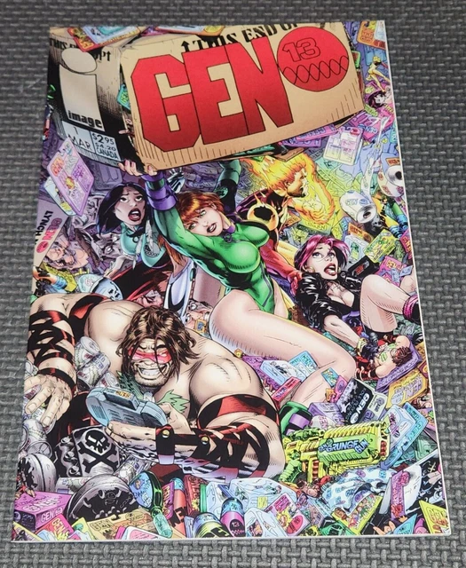GEN 13 Vol 2 #1 (1995) Michael Golden Variant Cover 1st Printing Image Comics