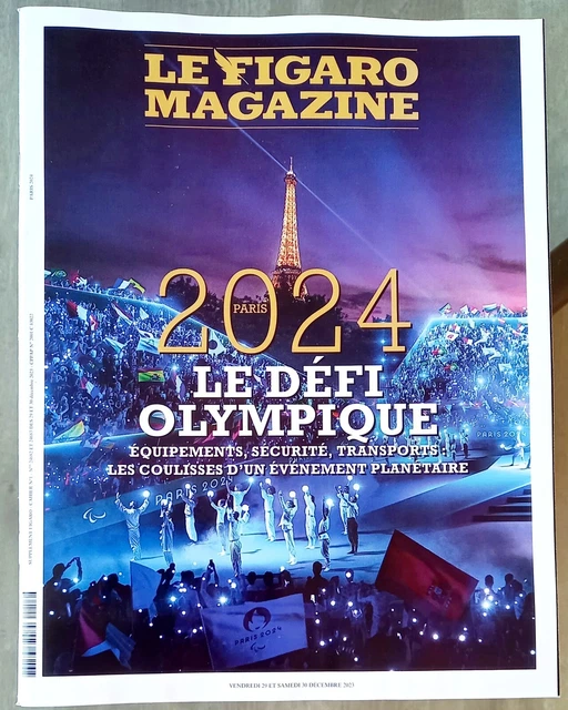 LE FIGARO MAGAZINE Paris 2024 jeux olympiques le défi décembre 2023 EUR