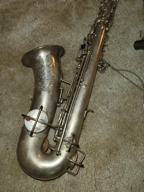 antique saxophone Jw York and sons