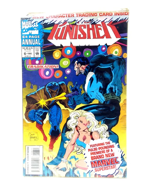 Marvel Comics The Punisher Issue #6 Direct Edition 1993 Trading Card Annual (2)