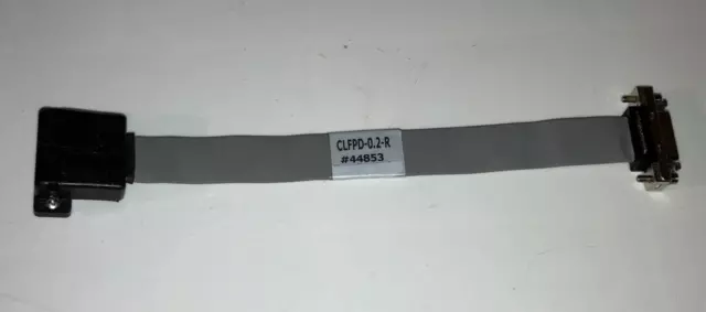 Cam Link Ribbon 8" Cable Extension - Right-Angle to Panel Bulkhead, Low Profile