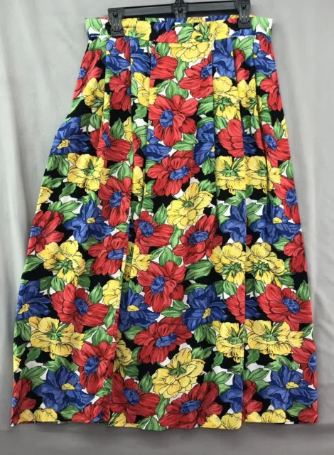 Vintage JH Collectibles Floral Skirt Size 16 Women
