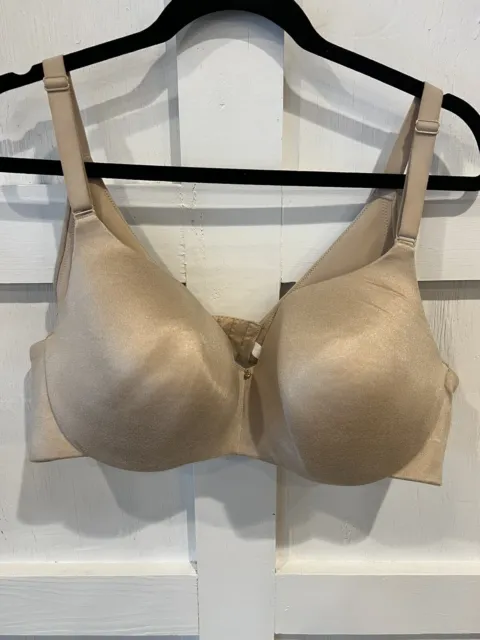 Cacique Lane Bryant Modern Lightly Lined Lounge Bra Tan Womens
