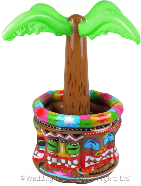 66cm Inflatable Blow Up Palm Tree Cooler Hawaiian Beach Birthday Party Decor