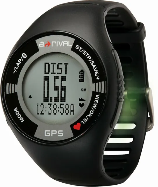 a-rival SpoQ HR GPS Trainings-, Lauf-, und Pulsuhr mit Bluetooth "sehr gut"