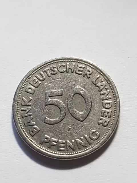 50 pfennig bank deutscher länder