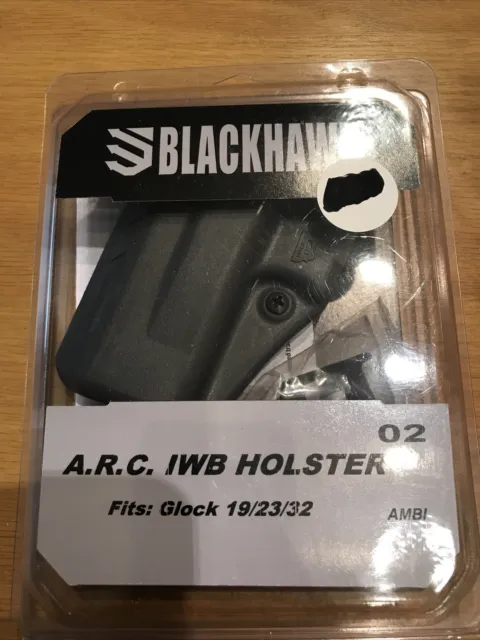 Blackhawk Gray A.R.C. Ambidextrous Conceal Holster For Glock 19/23/32