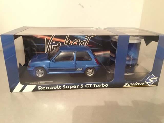 SOLIDO Renault 5 GT Turbo Mk2 Blue 1989 1/18 S1810003