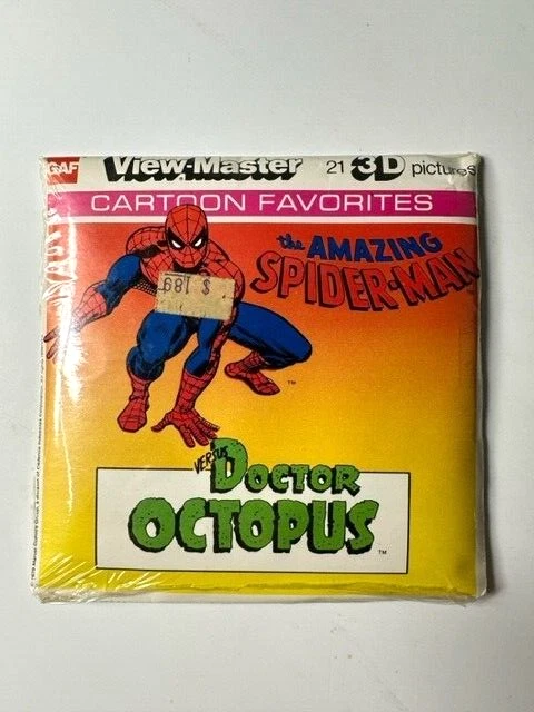 THE AMAZING SPIDER-MAN VERSUS DOCTOR OCTOPUS VIEW-MASTER REELS new/sealed K31