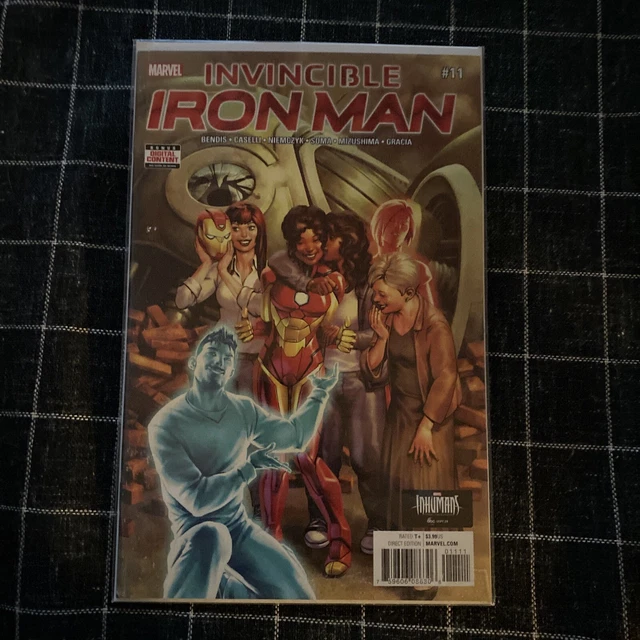 Invincible Iron Man #11 MARVEL 2017 | Riri Williams Ironheart / Stark A.I. Cover