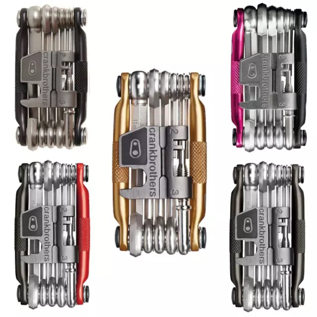 Crankbrothers Multifunktionswerkzeug 17 teilig Multitool Fahrrad Werkzeug Multi