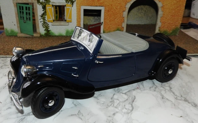 Citroen Traction Avant Cabriolet 11 B 1938 - Modele Solido Prestige Echelle 1/18