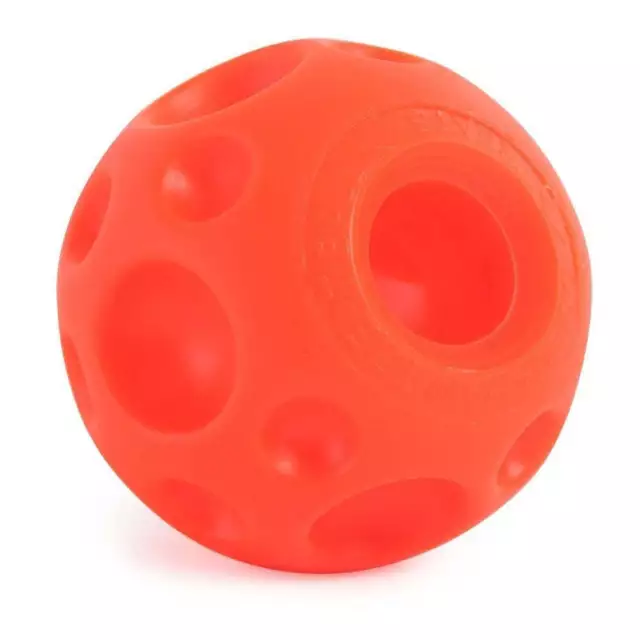 Omega Paw Tricky Treat Ball Dog Toy Orange 1ea/SM