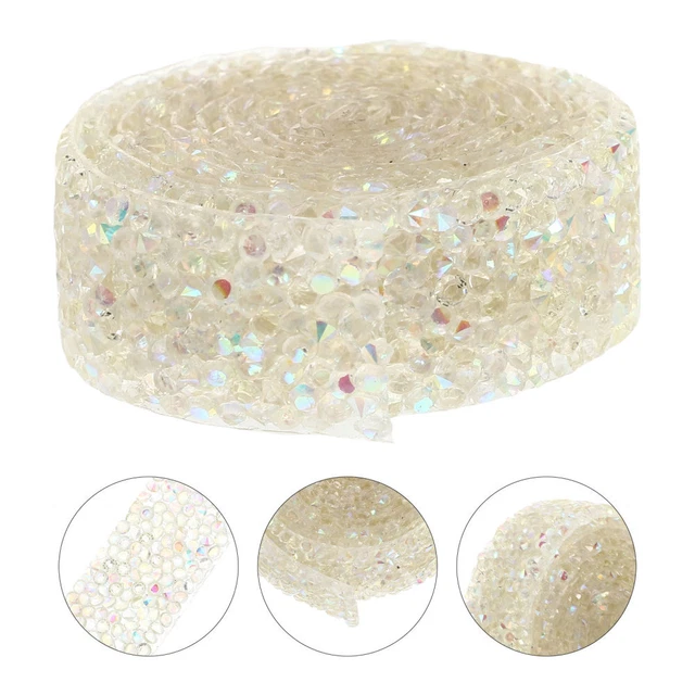 1 rolle bling strass aufkleber strass band weihnachten glitter band