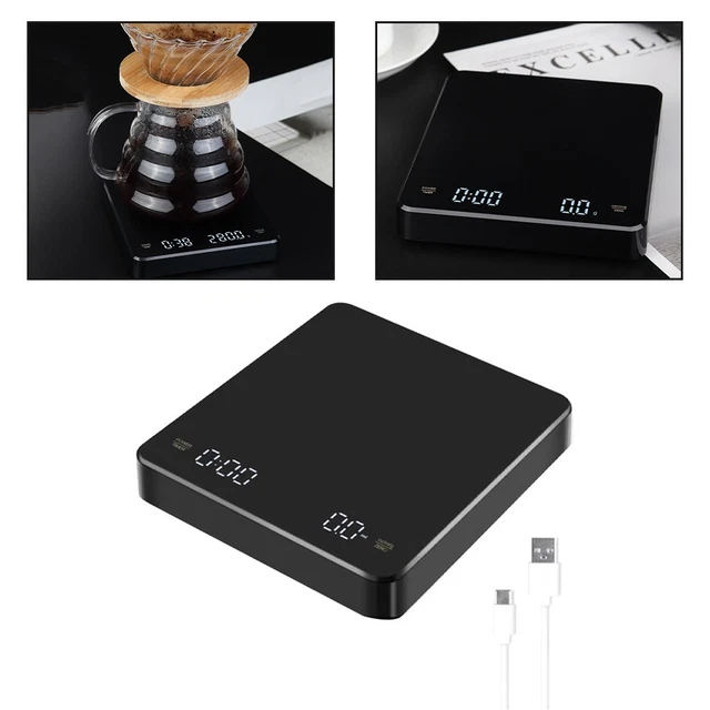 AUTO TIMER DIGITAL For Coffee Scale for Hand Pour and For Espresso Use ...