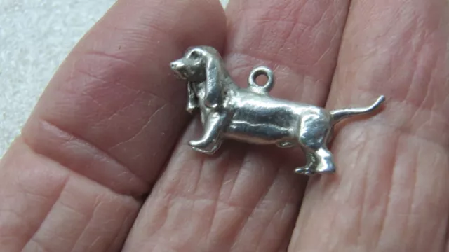 DASHOUND  925 Sterling Silver  Pendant CHARM  TESTED