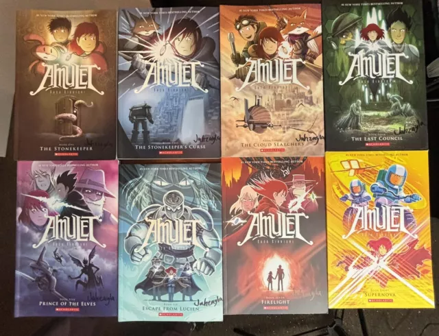 Amulet Books 1-8 Kazu Kibuishi See Description