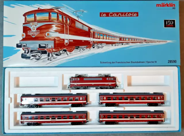 Märklin H0 28590 Schnellzug-Set mit E-Lok BR BB 9281 SNCF "Le Capitole"