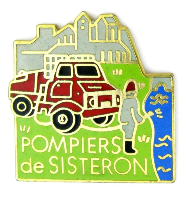 Pin’s pin badge ♦ SAPEURS POMPIERS SISTERON