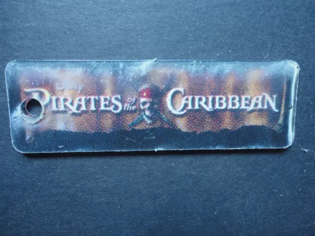 Pirates Caribbean Logo Pinball Machine Key Chain