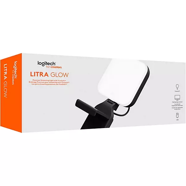 Logitech Litra Glow 250 Lumen Premium Streaming Light Truesoft