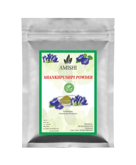 Amishi Shankhpushpi Powder ( Natural Convolvulus Pluricaulis ) For Health care